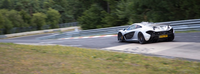 McLaren P1 ... cornering forces on driver Goodwin of 3.9g