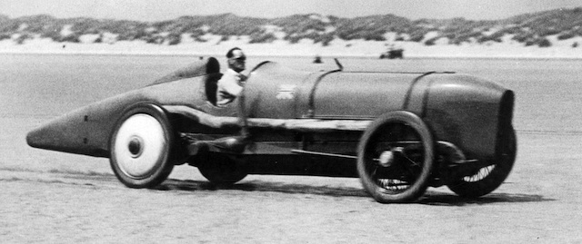 Sir Malcolm Campbell and the Sunbeam in 1924