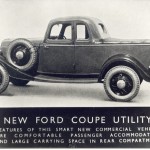 Original sales brochure for 1934 Ford ute