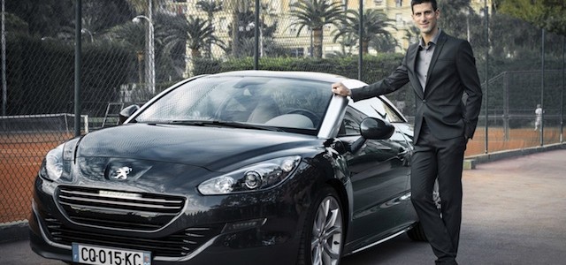 Peugeot ... and new ambassador Novak Djokovic