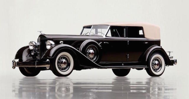 1934 Packard Twelve individual custom convertible sedan