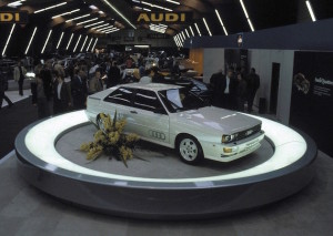 The Quattro prototype at the 1980 Geneva show