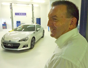 Subaru managing director Wallis Dumper