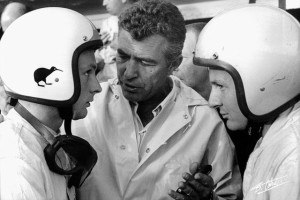 1966 team manager Carroll Shelby with Amon (left) and McLaren